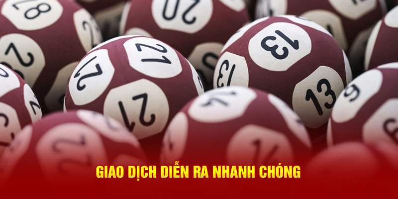 Giao dịch diễn ra nhanh chóng