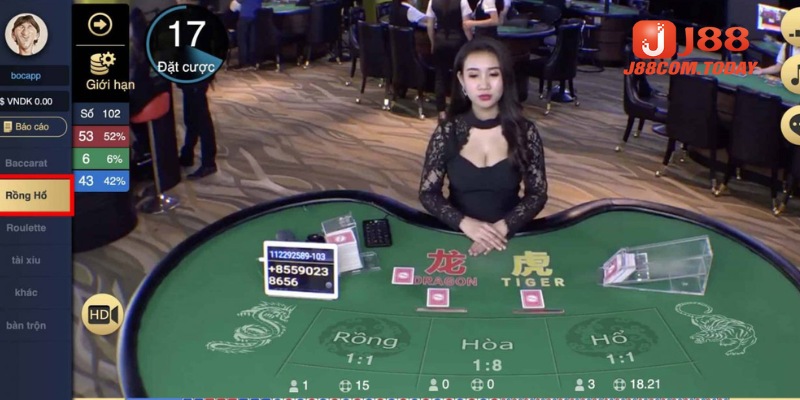 Rồng Hổ tại mục Casino